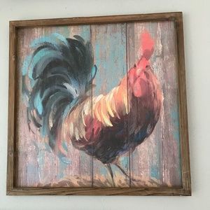 Large Farmhouse Chicken Art